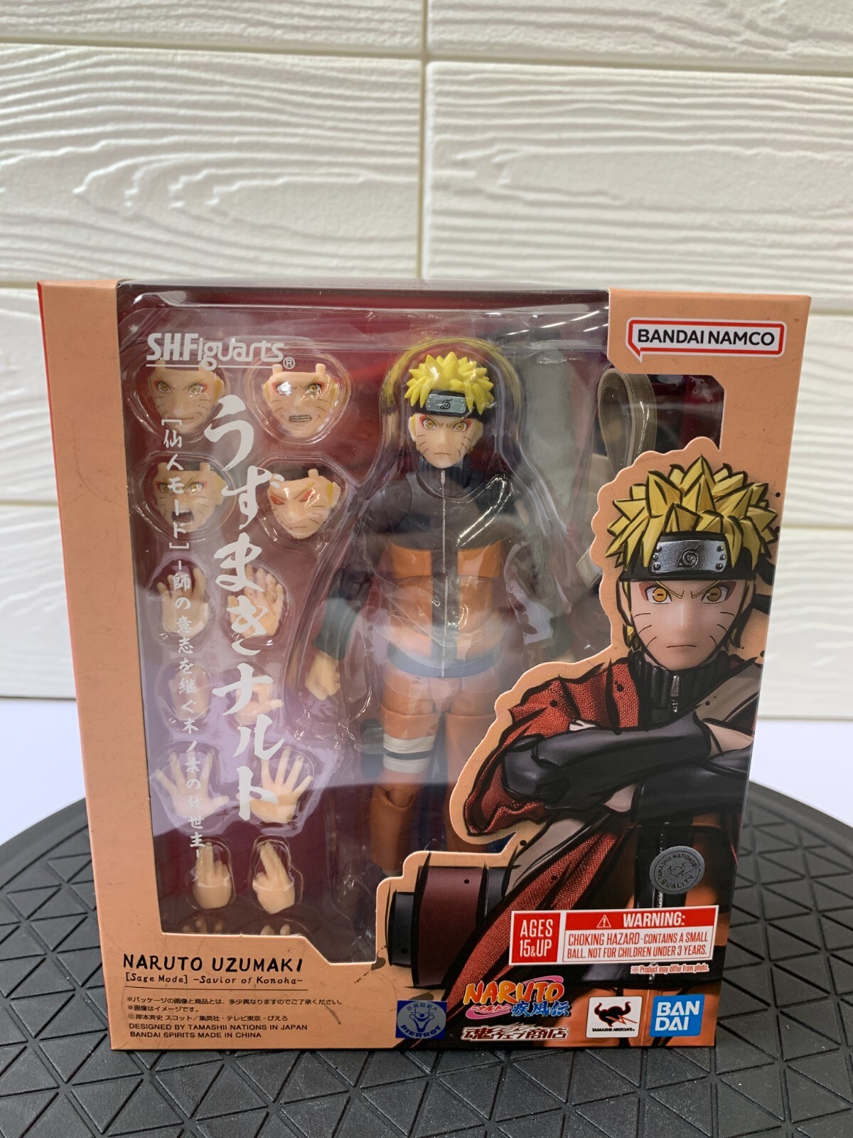 S.H.Figuarts Naruto Shippuden Uzumaki Naruto Sennin Mode Action Figure Japan
