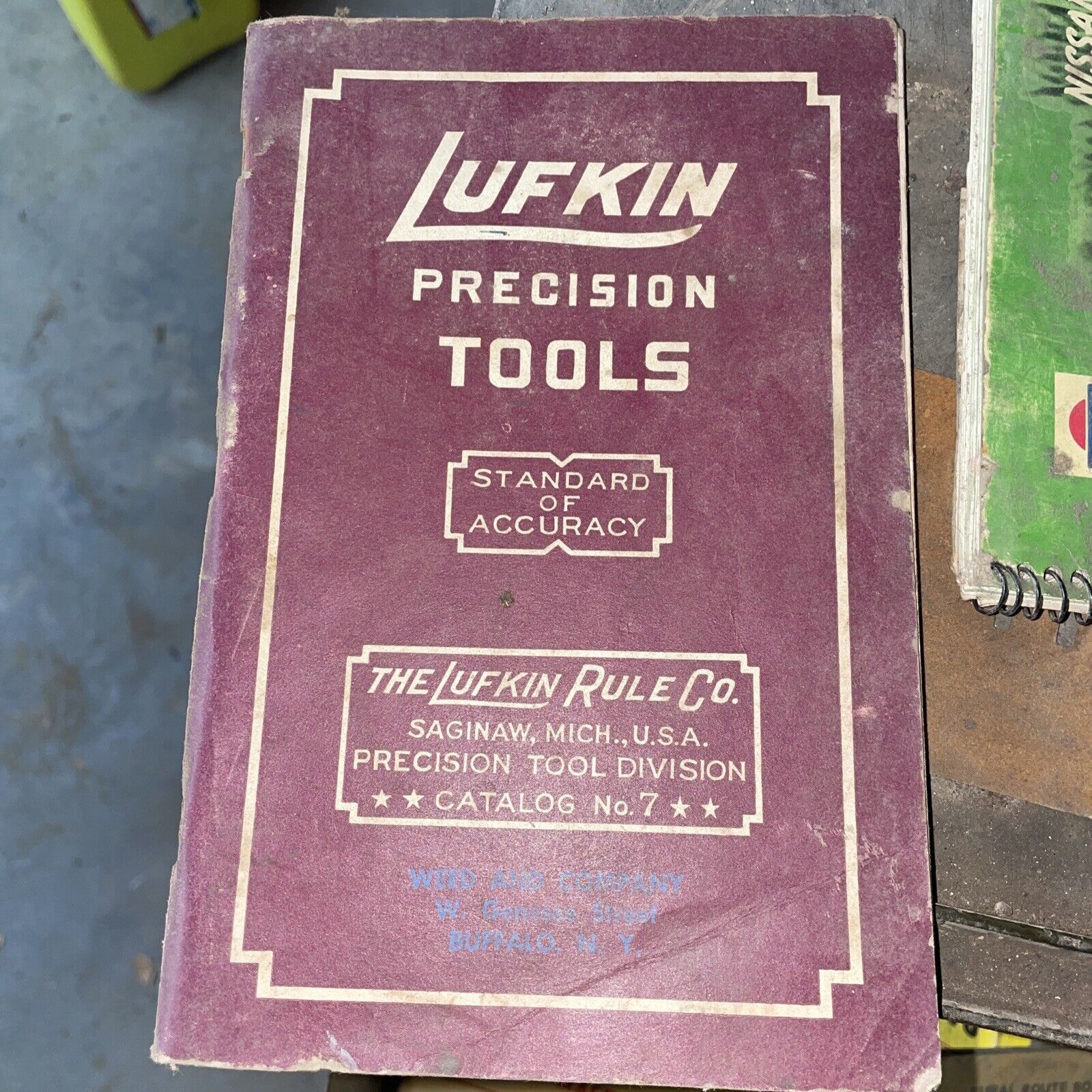 Original Vintage The Lufkin Rule Co. Precision Tool Catalog No. 7