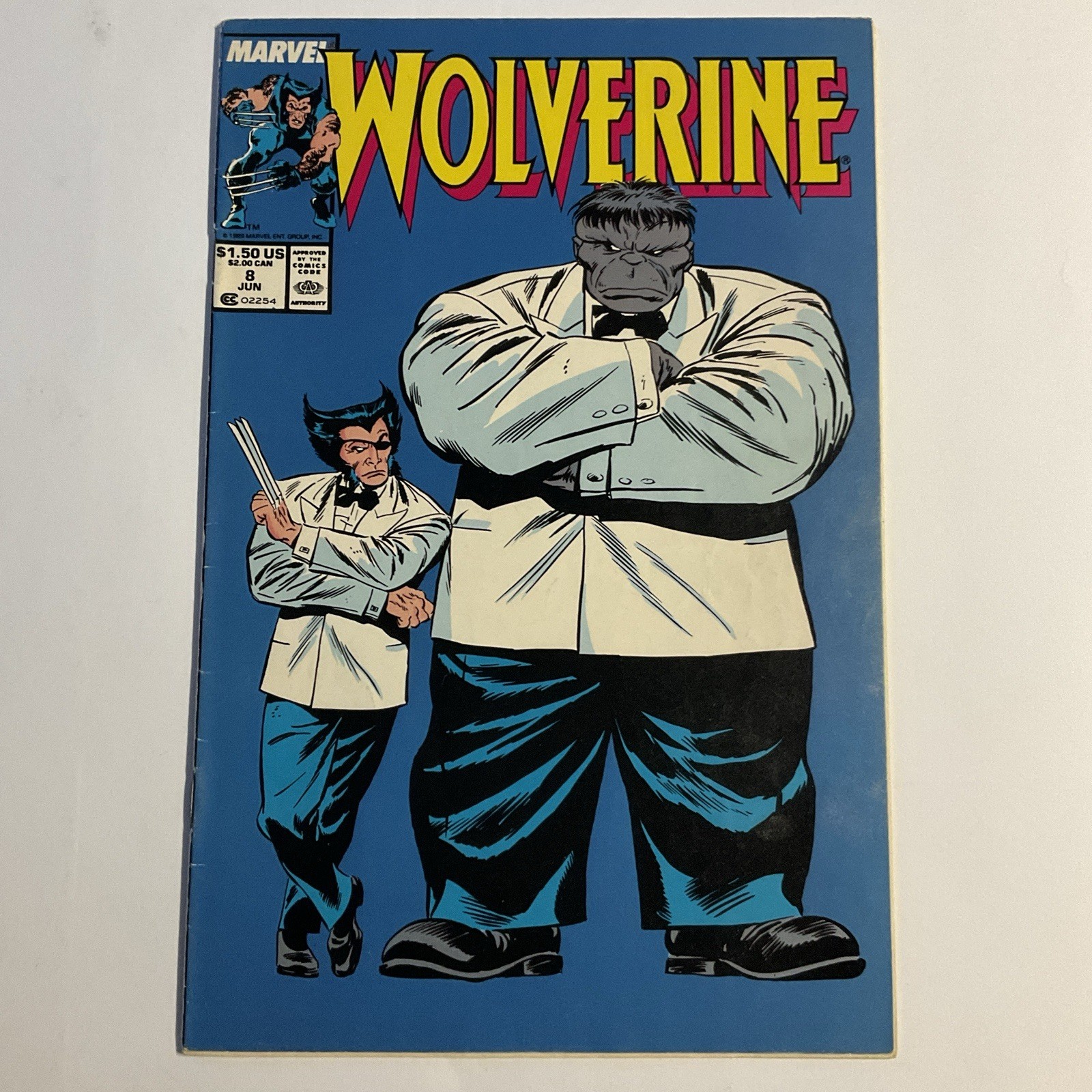 Wolverine 8 VF Very Fine 8.0 Marvel 1989