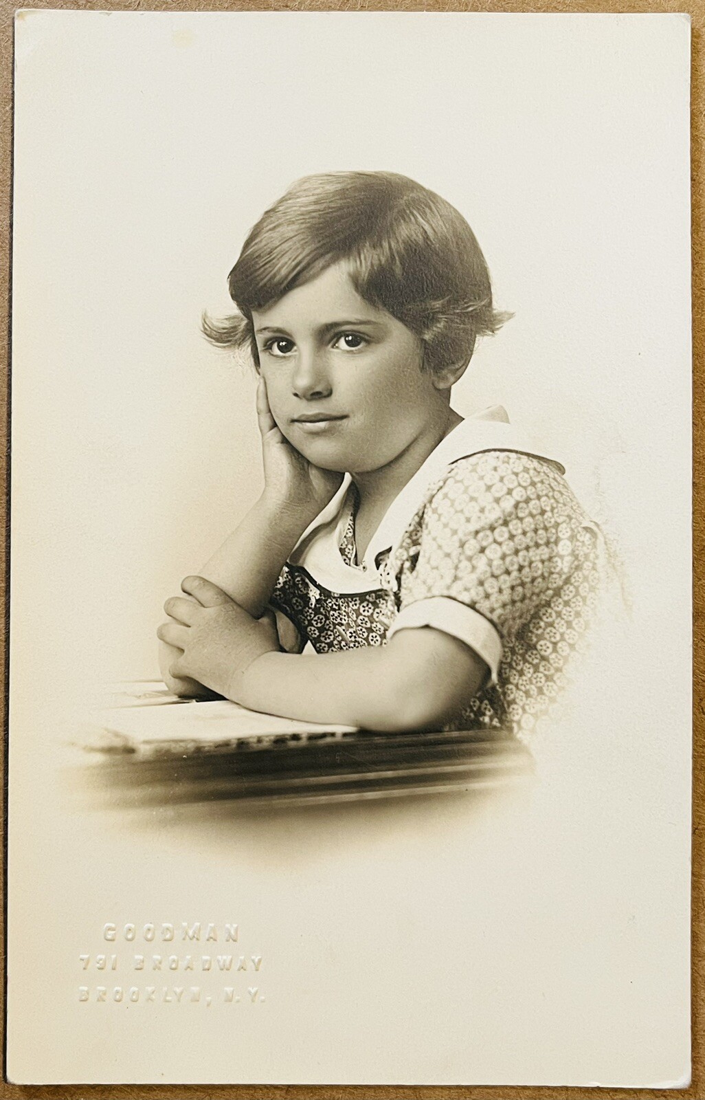 RPPC New York Cute Little Girl Goodman Studio Real Photo Postcard c1930 RPPC New York Cute Little Girl Goodman Studio Real Photo Postcard c1930