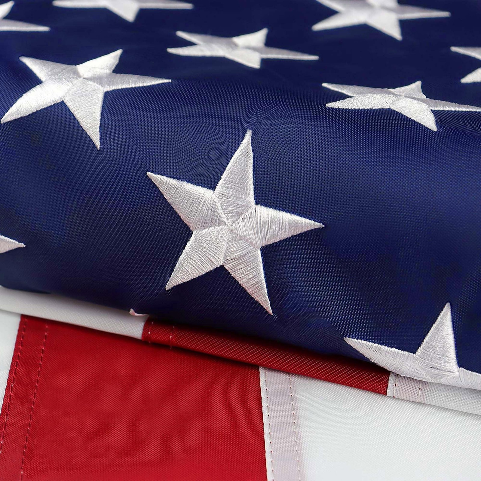 American Flag 5x8 Ft for Outside, Heavy Duty Nylon US Flag for High Wind, Dur... American Flag 5x8 Ft for Outside, Heavy Duty Nylon US Flag for High Wind, Dur...