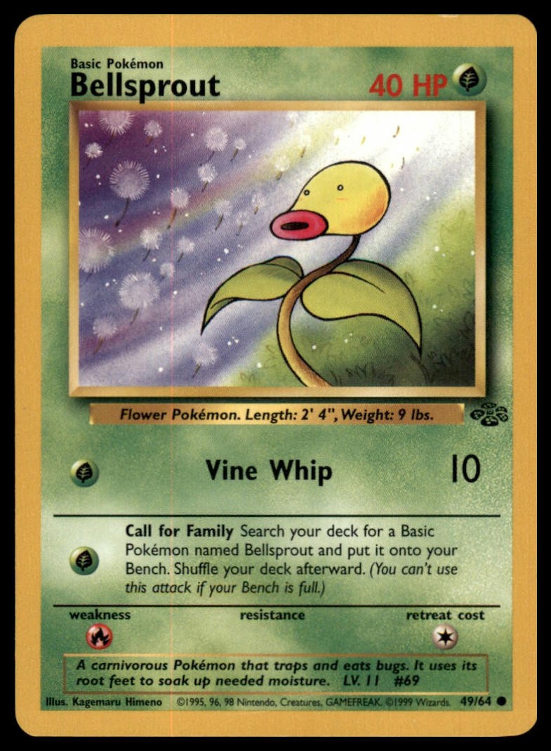 Jungle #49/64 Bellsprout Jungle #49/64 Bellsprout