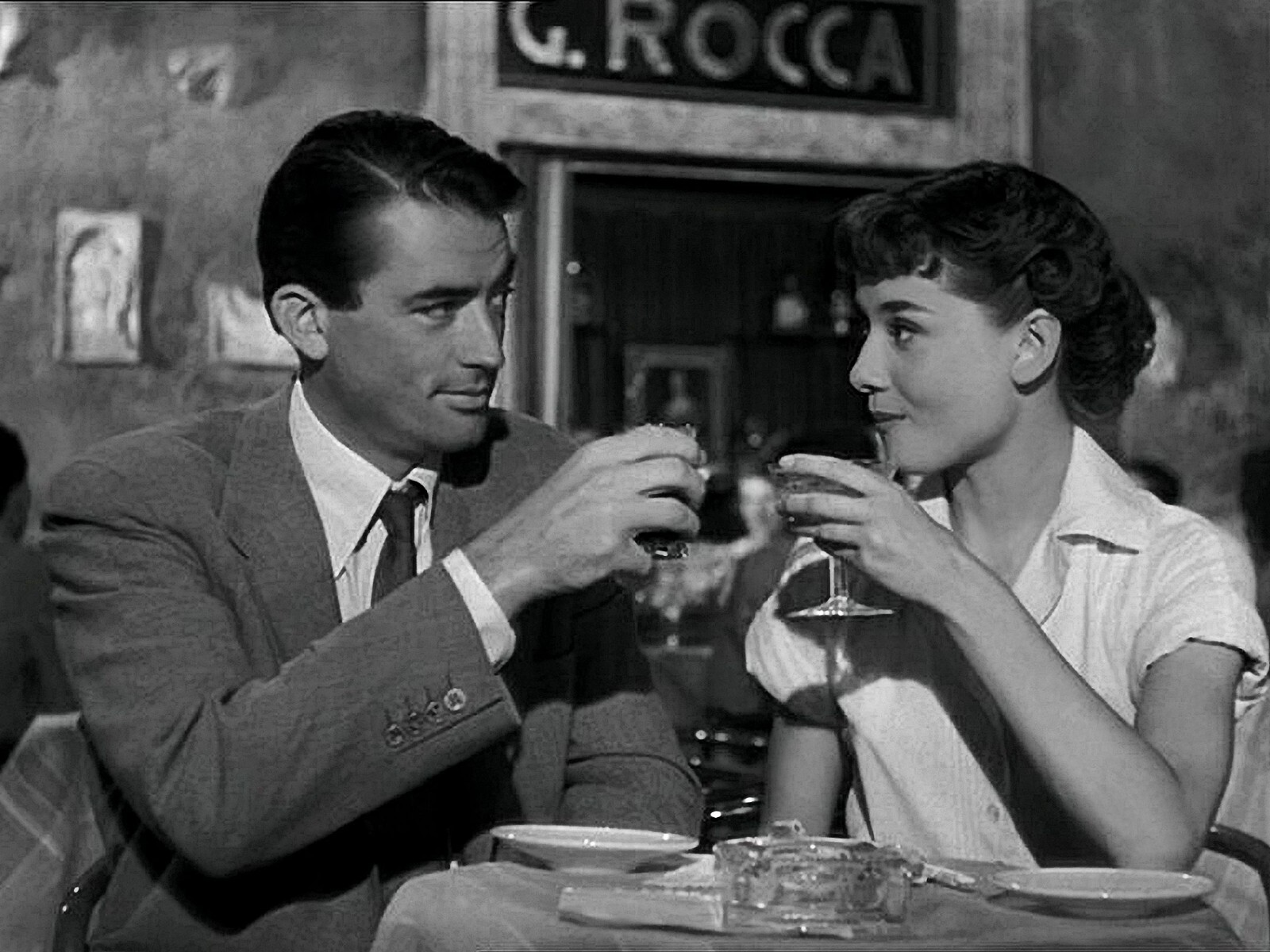 AUDREY HEPBURN & GREGORY PECK Roman Holiday Movie Picture Photo Print 8 AUDREY HEPBURN & GREGORY PECK Roman Holiday Movie Picture Photo Print 8