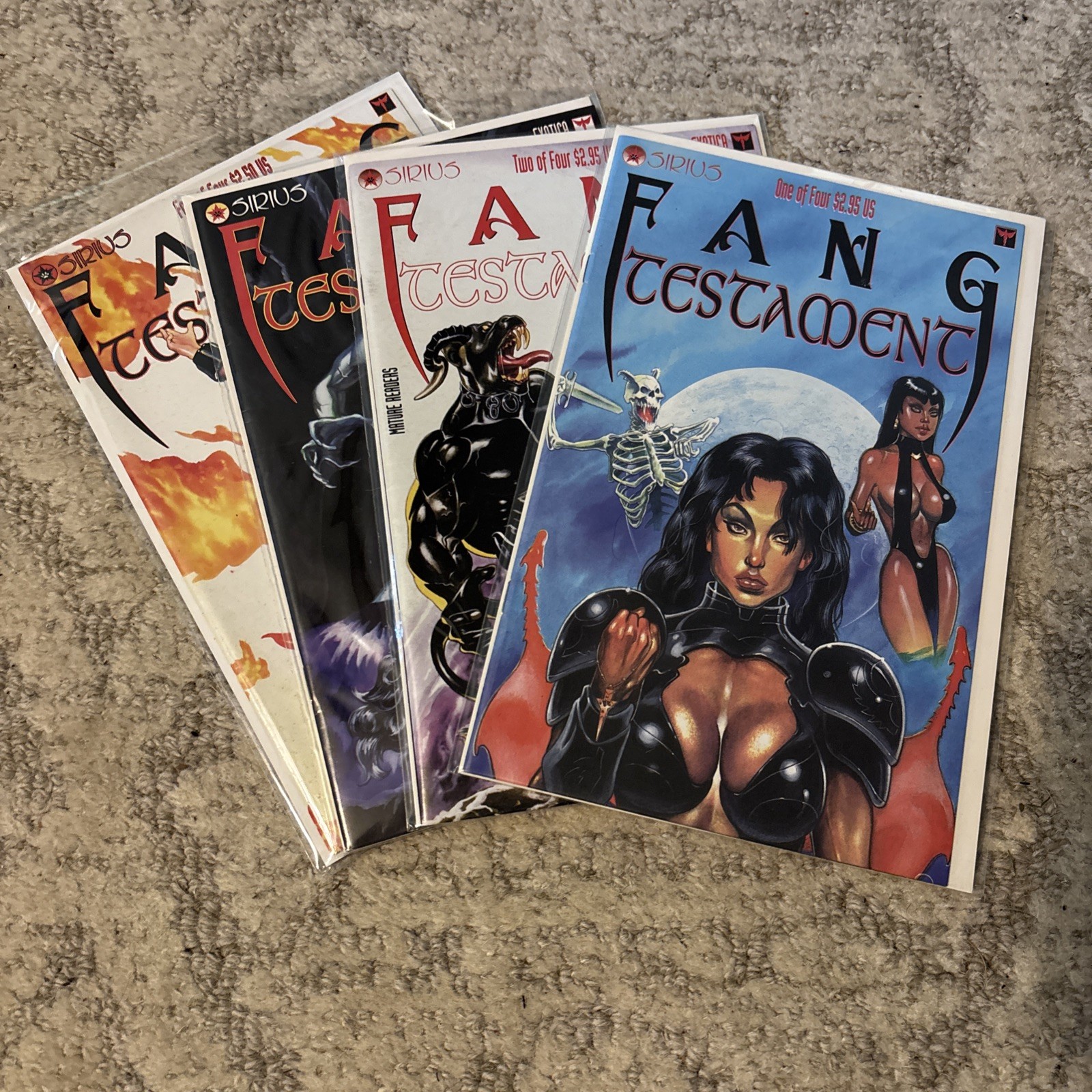 Lot of Fang Testament 1 2 3 4 1-4 COMPLETE Set Comic Book Mini Series Lot of Fang Testament 1 2 3 4 1-4 COMPLETE Set Comic Book Mini Series