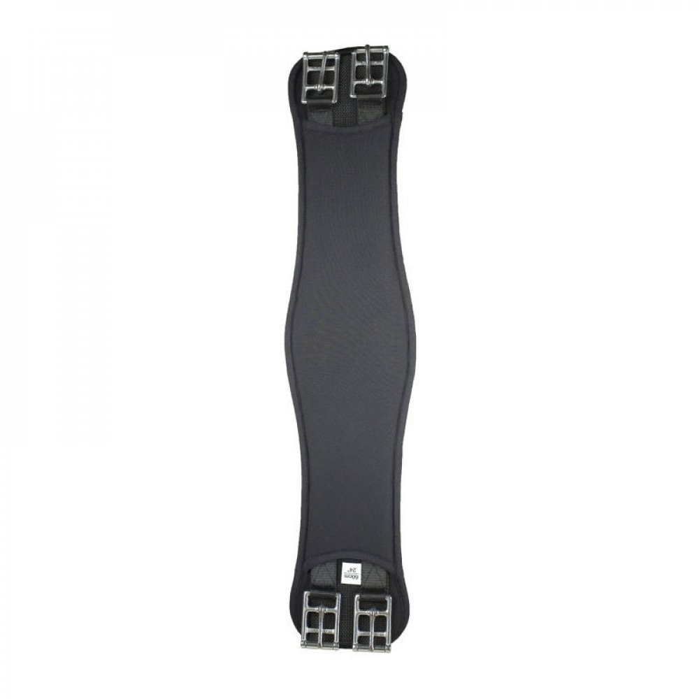 HORZE Extra Durable Flexible Neoprene Dressage Girth for Horses - Black - 28 HORZE Extra Durable Flexible Neoprene Dressage Girth for Horses - Black - 28