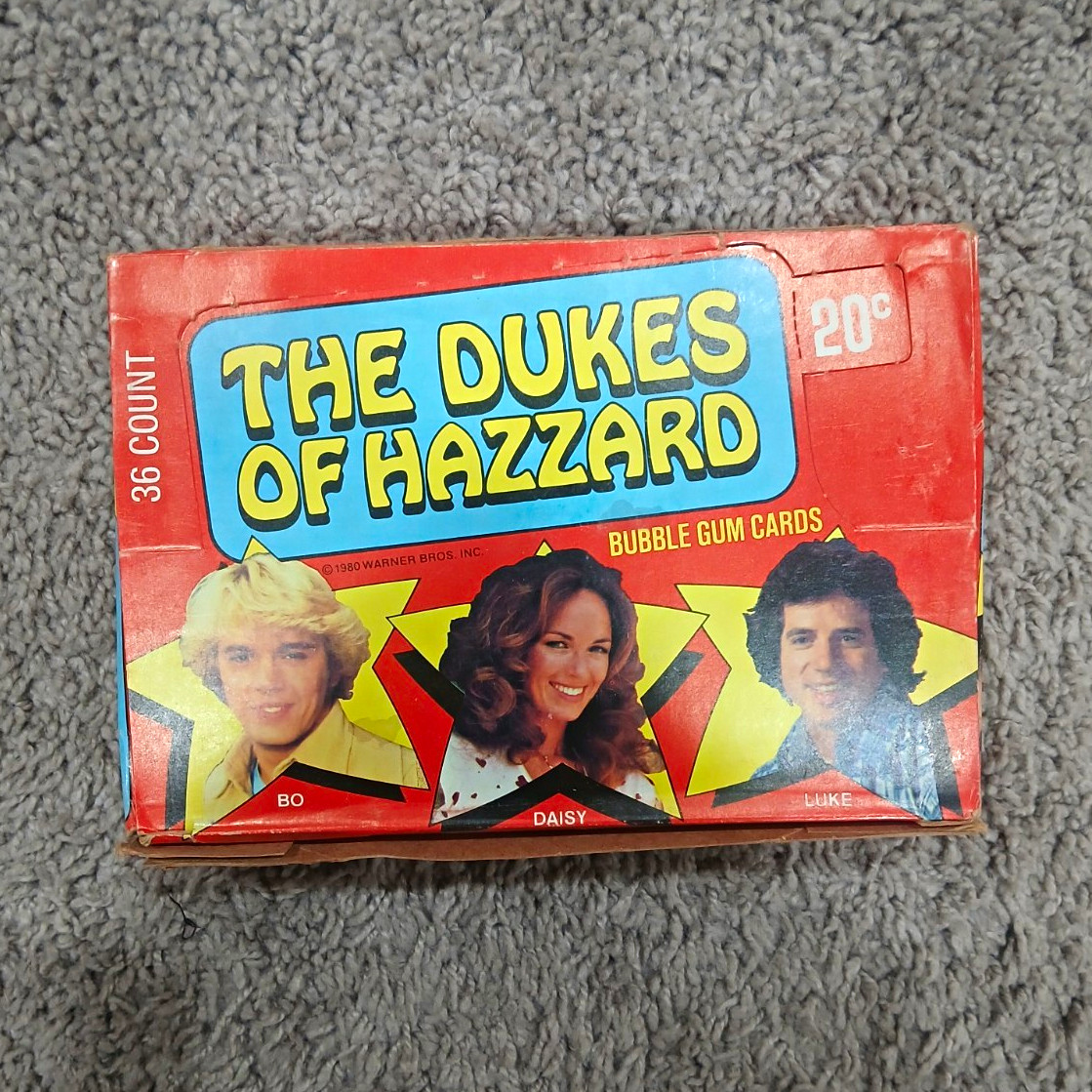 Donruss Bubble Gum Cards The Dukes of Hazzard 1980 36ct Sealed Packs (6)