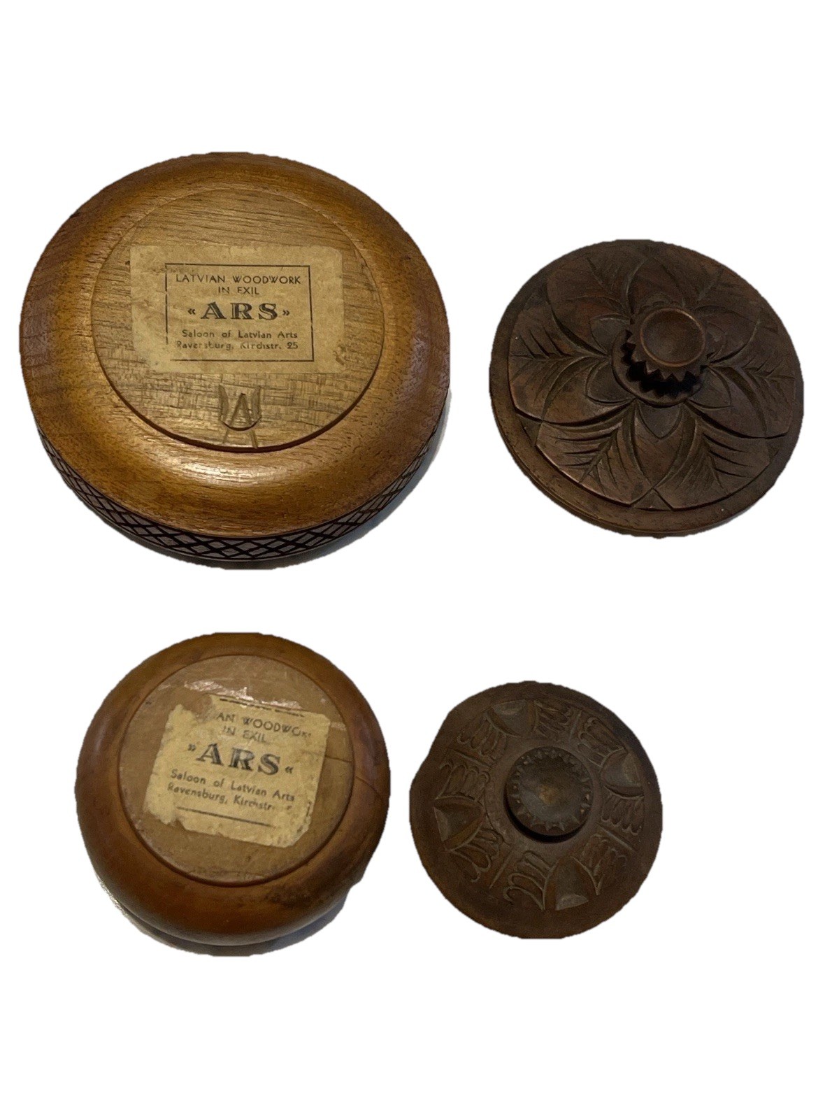 Displaced Persons ARS Latvian Woodwork In Exil Ravensburg Kirchstr 25 Germany