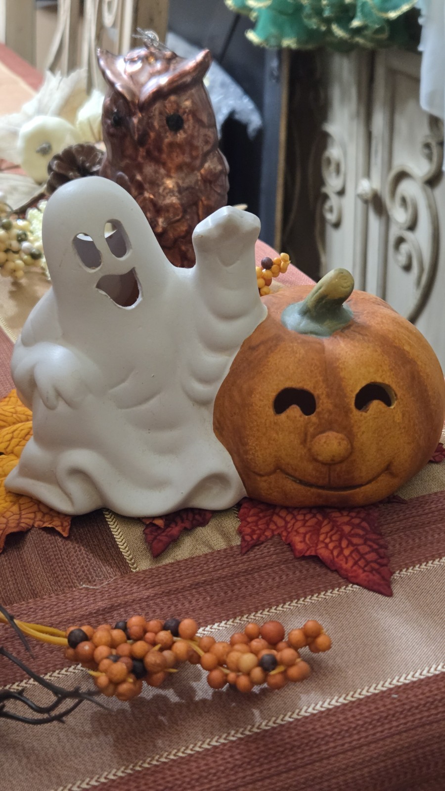 DELTON HALLOWEEN/FRIENDLY GHOST & SMILIN' JACK-O-LANTERN/NEW/BUY 3+ PCS/SHIP 2U
