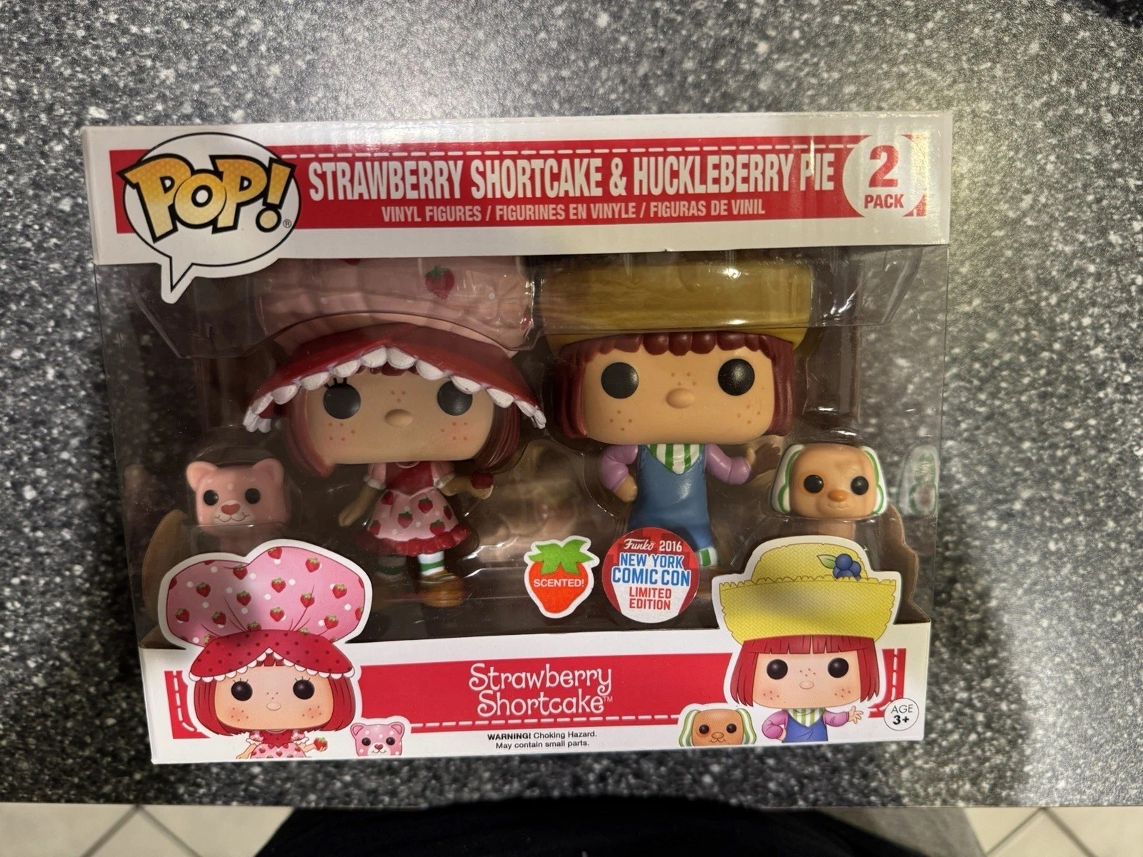 Funko Pop Strawberry Shortcake & Huckleberry Pie 2-Pack Scented NYCC 2016
