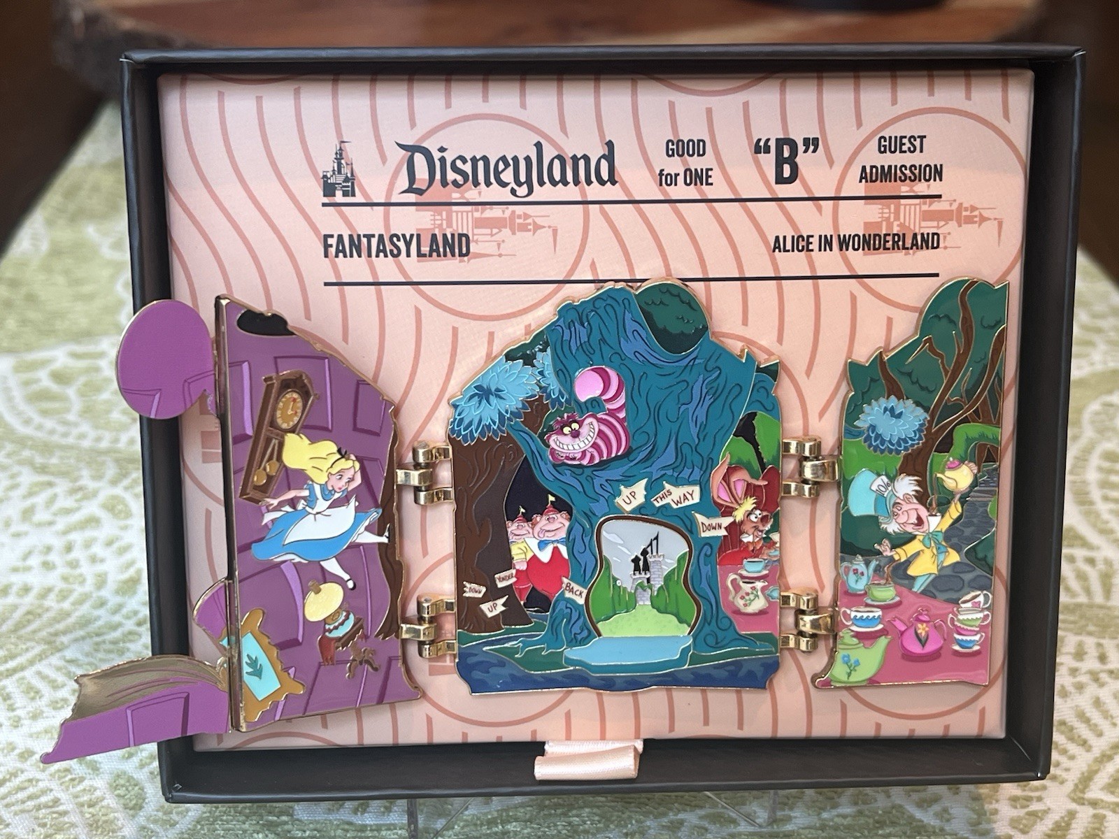 WDI MOG D23 2026 Disney Attraction Panorama Alice in Wonderland LE400 Pin WDI MOG D23 2026 Disney Attraction Panorama Alice in Wonderland LE400 Pin