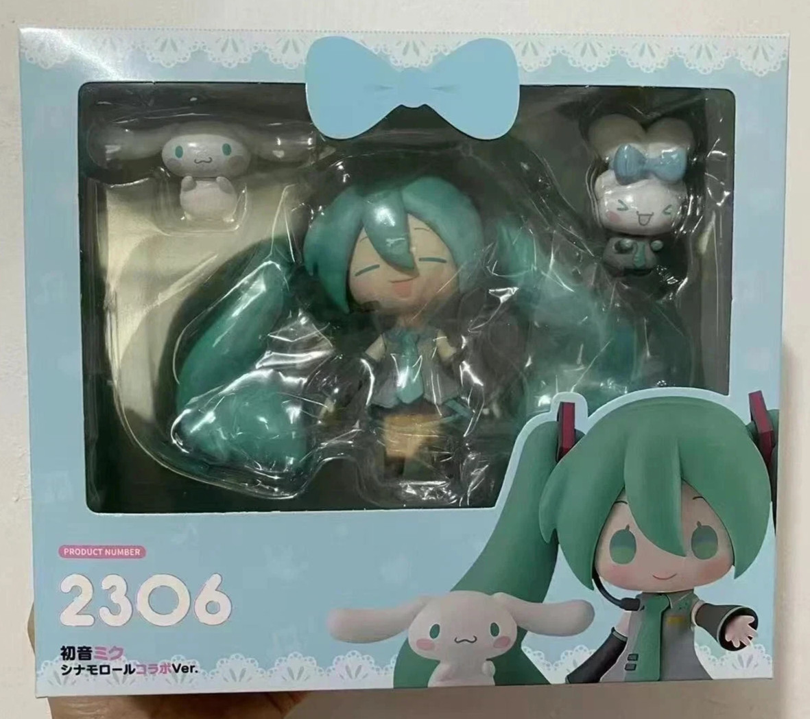 Nendoroid #2306 Hatsune, Miku x Cinnamoroll - 10cm Poseable, Figure Brand New Nendoroid #2306 Hatsune, Miku x Cinnamoroll - 10cm Poseable, Figure Brand New