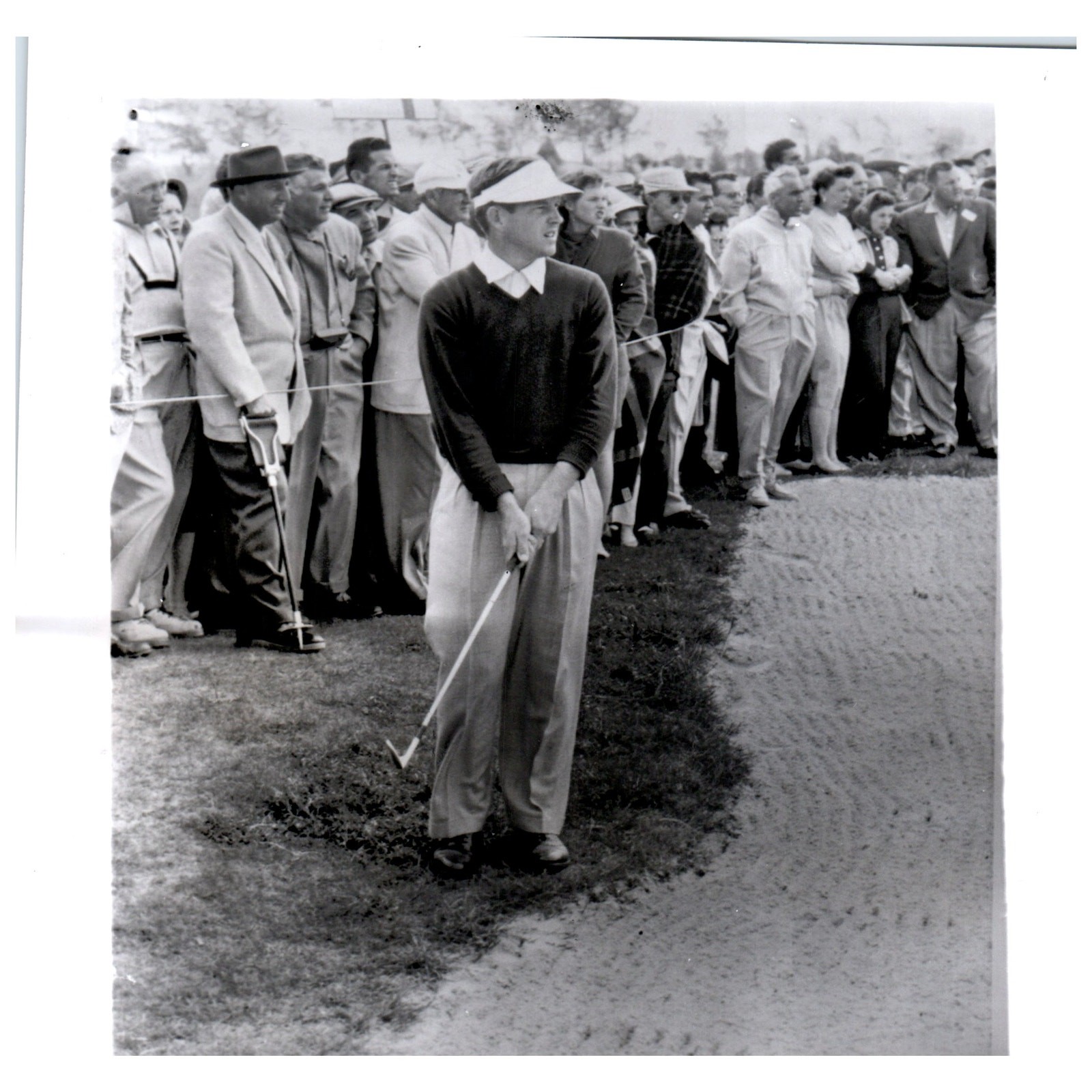1955 Press Photo Golf Gene Littler Tournament of Champions Las Vegas 8x8
