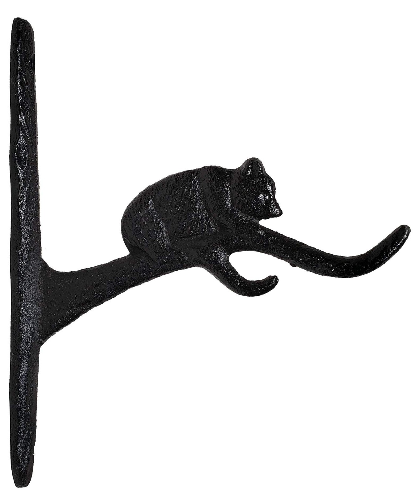 DeLeon Collections Cast Iron Bear on Tree Wall Hook, Large 7.75-inches
