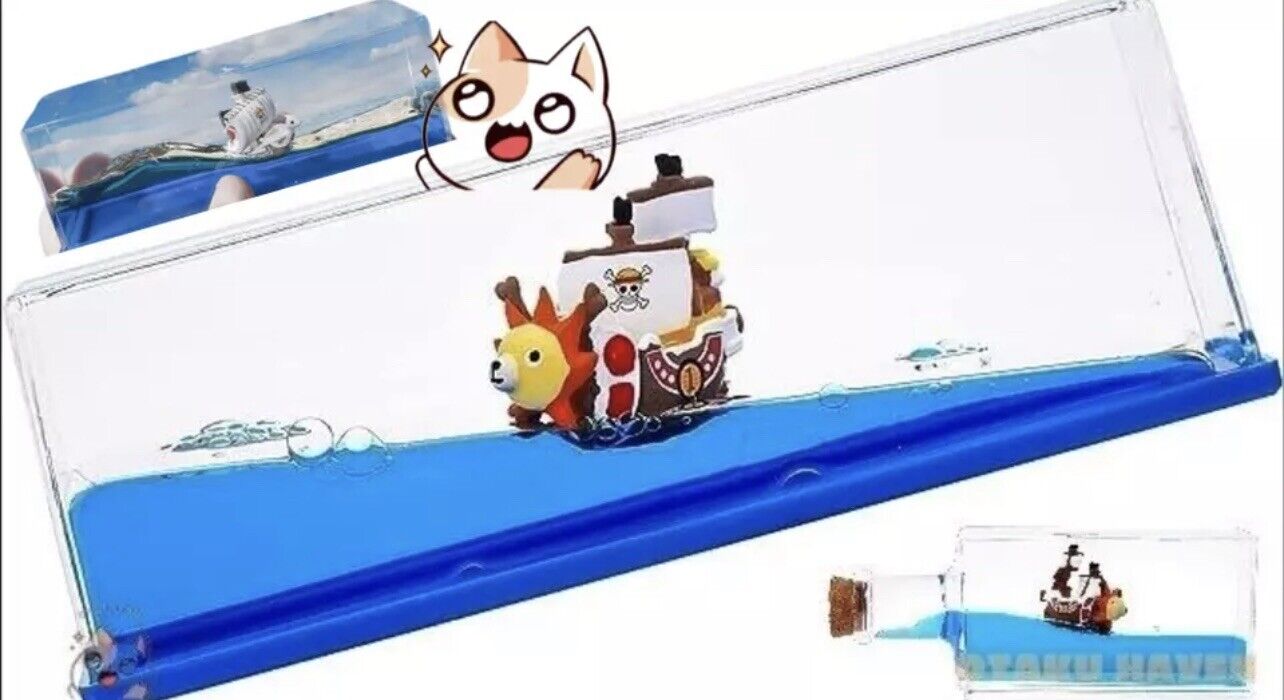 One Piece Thousand Sunny Going Merry Cruise Ship Drifting Bottle Car Decoration