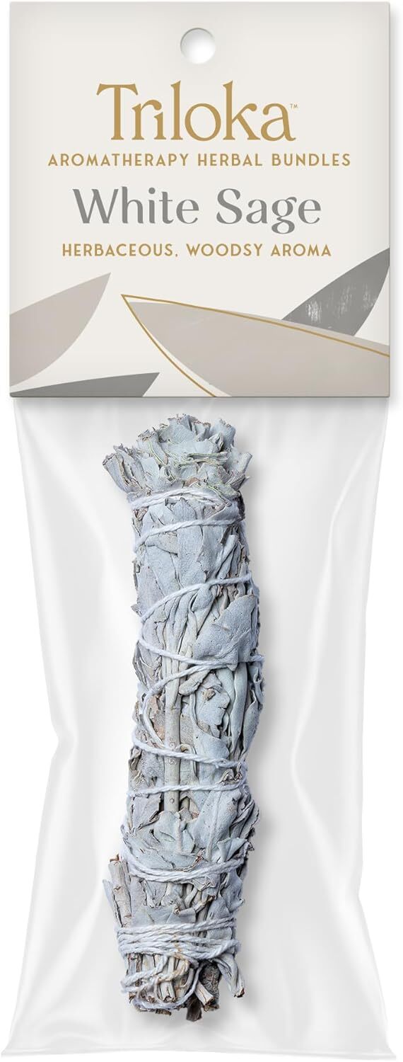Triloka White Sage Herbal Bundle - Medium 