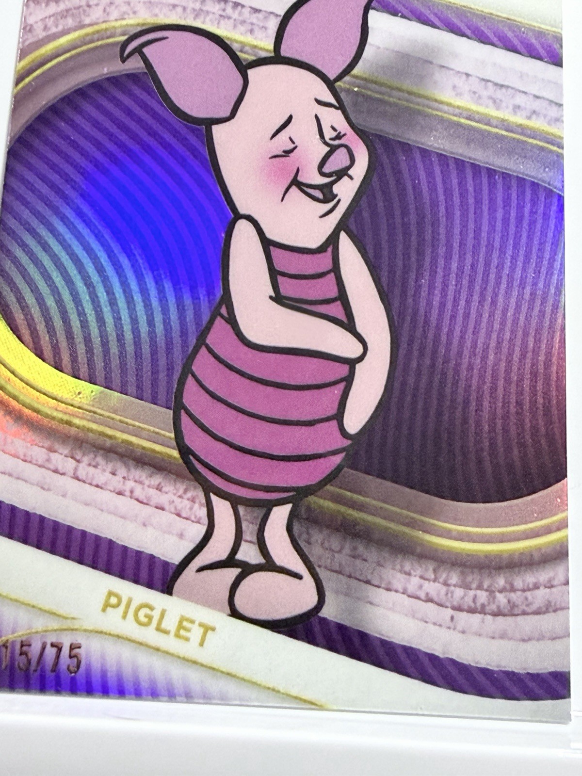 2025 Topps Chrome Disney Piglet Orange Refractor 01/25 #144 First Serial