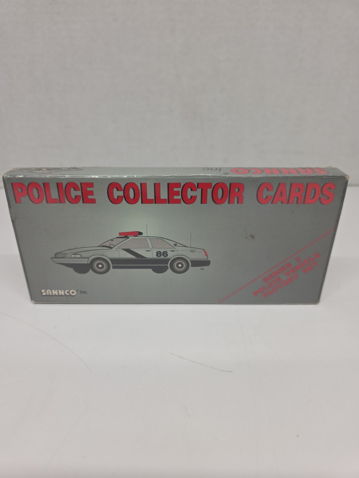 1995 Sannco Police Collector Cards Series 3 Complete Factory Set SEALED Cop Cars 1995 Sannco Police Collector Cards Series 3 Complete Factory Set SEALED Cop Cars