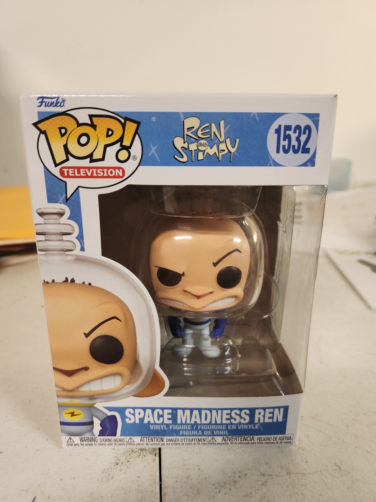 Nickelodeon Space Madness Ren Funko Pop Vinyl Figure #1532