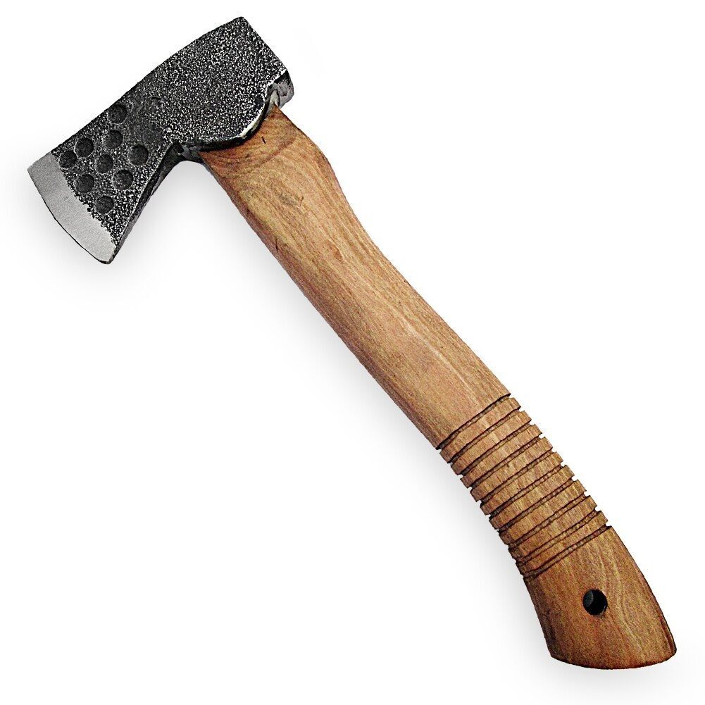 Undefined Wooden Hunting Camping Fishing Outdoor Hatchet Axe Iron Steel Blade