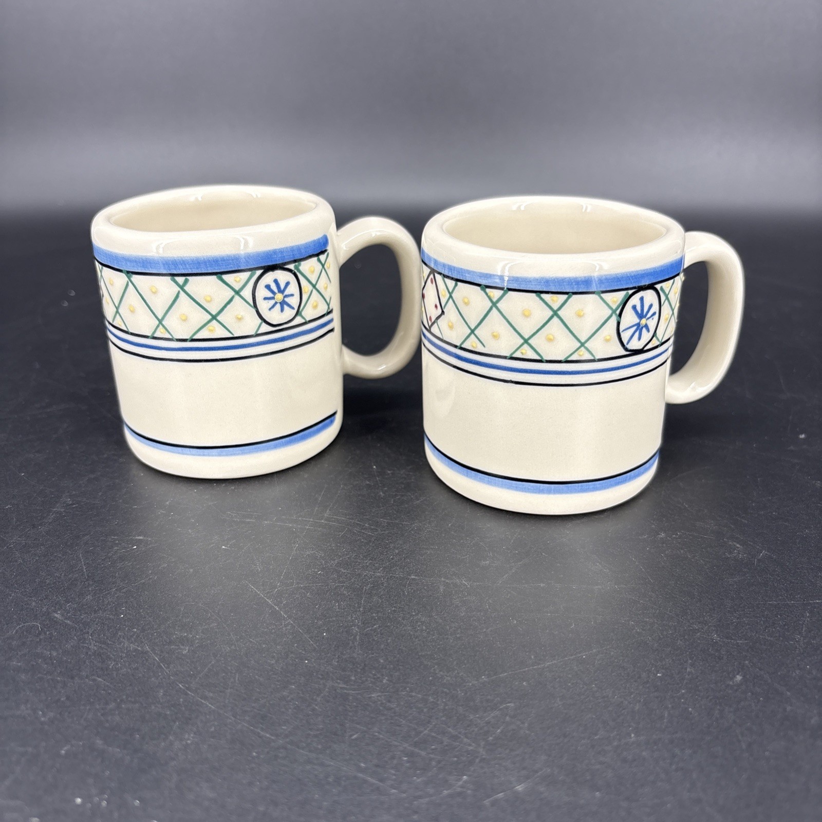 Vintage Hartstone Country Squire Cups/Mugs Small Set Of 2