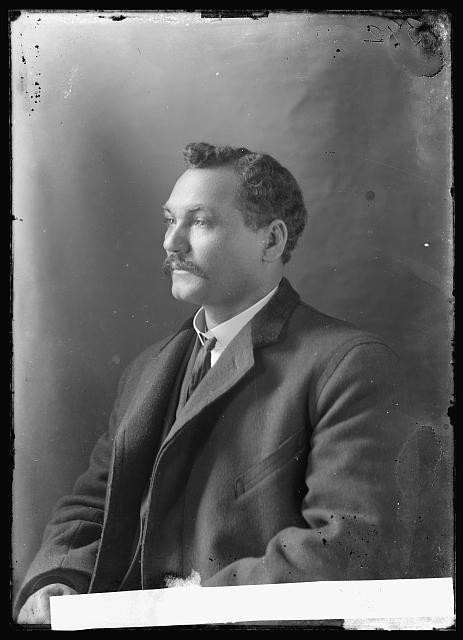 Photo:R.H. Bradley Portrait Man Mustache 1873-1890