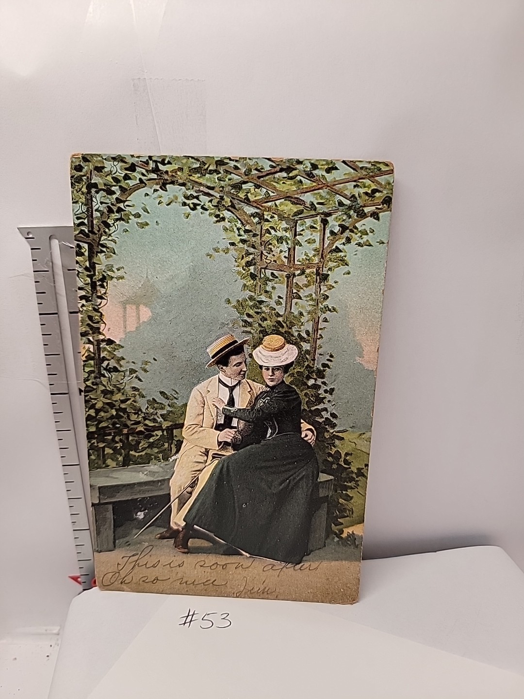 c1910s Vintage Post Card Romance Love Couple Antique Post card c1910s Vintage Post Card Romance Love Couple Antique Post card