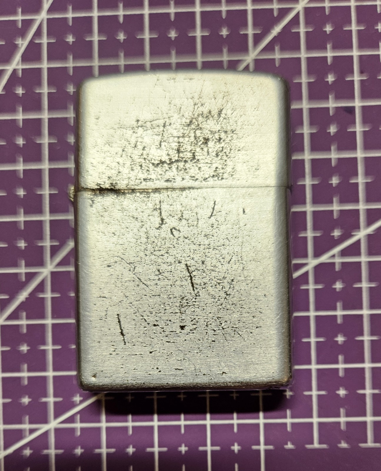Vintage 1953 or 1954 Zippo Lighter Pat 2517191 Pat Pend Full Stamp Bradford PA Vintage 1953 or 1954 Zippo Lighter Pat 2517191 Pat Pend Full Stamp Bradford PA