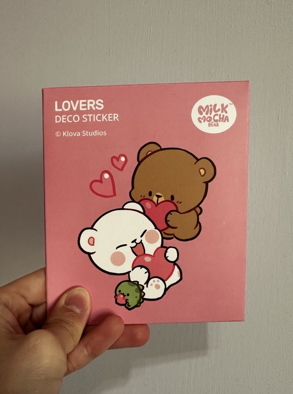 Milk & Mocha Bear Vinyl Stickers Pack