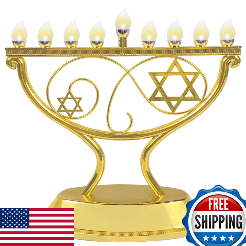 Ner Mitzvah Led Electric Hanukkah Menorah Led Traditional Whimsical Chanukah Ner Mitzvah Led Electric Hanukkah Menorah Led Traditional Whimsical Chanukah