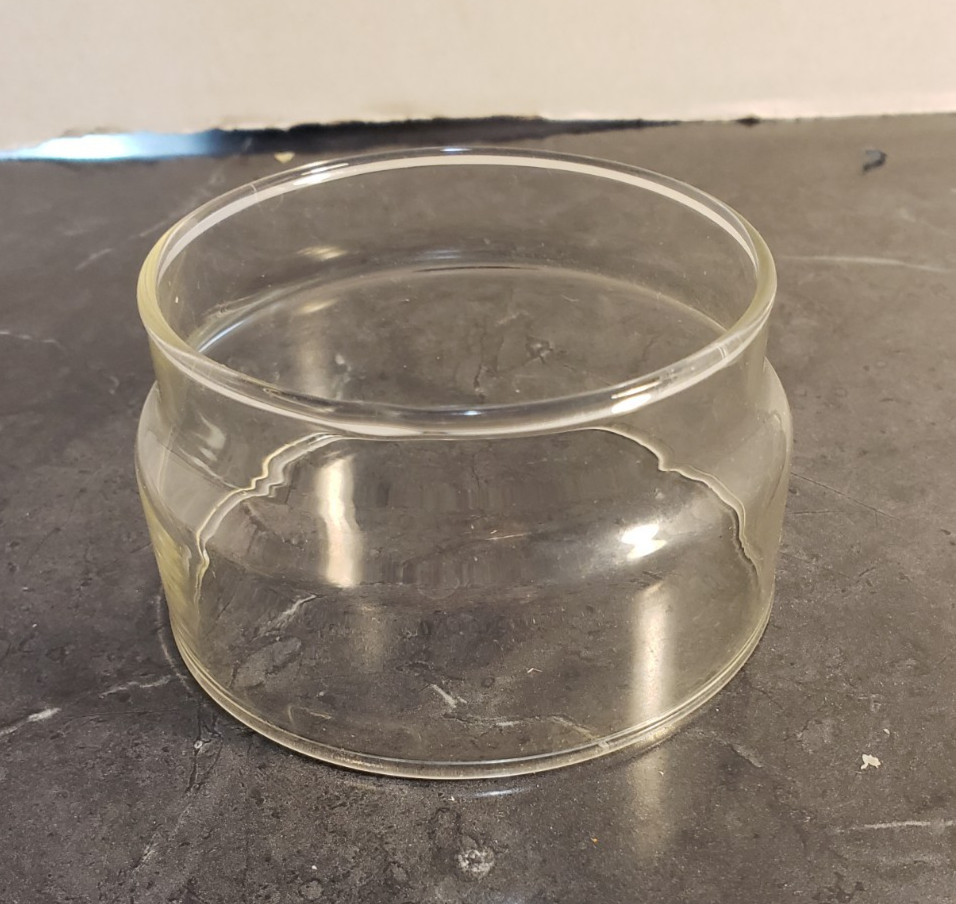 Vintage Pyrex Flameware Glass basket for 4 or 6 Cup Percolator 7754 7756