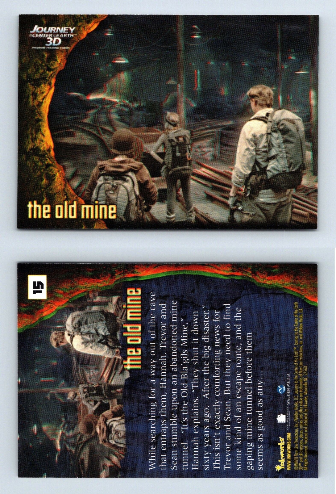 The Old Mine #15 Journey To The Center Of The Earth 3D 2008 Trading Card