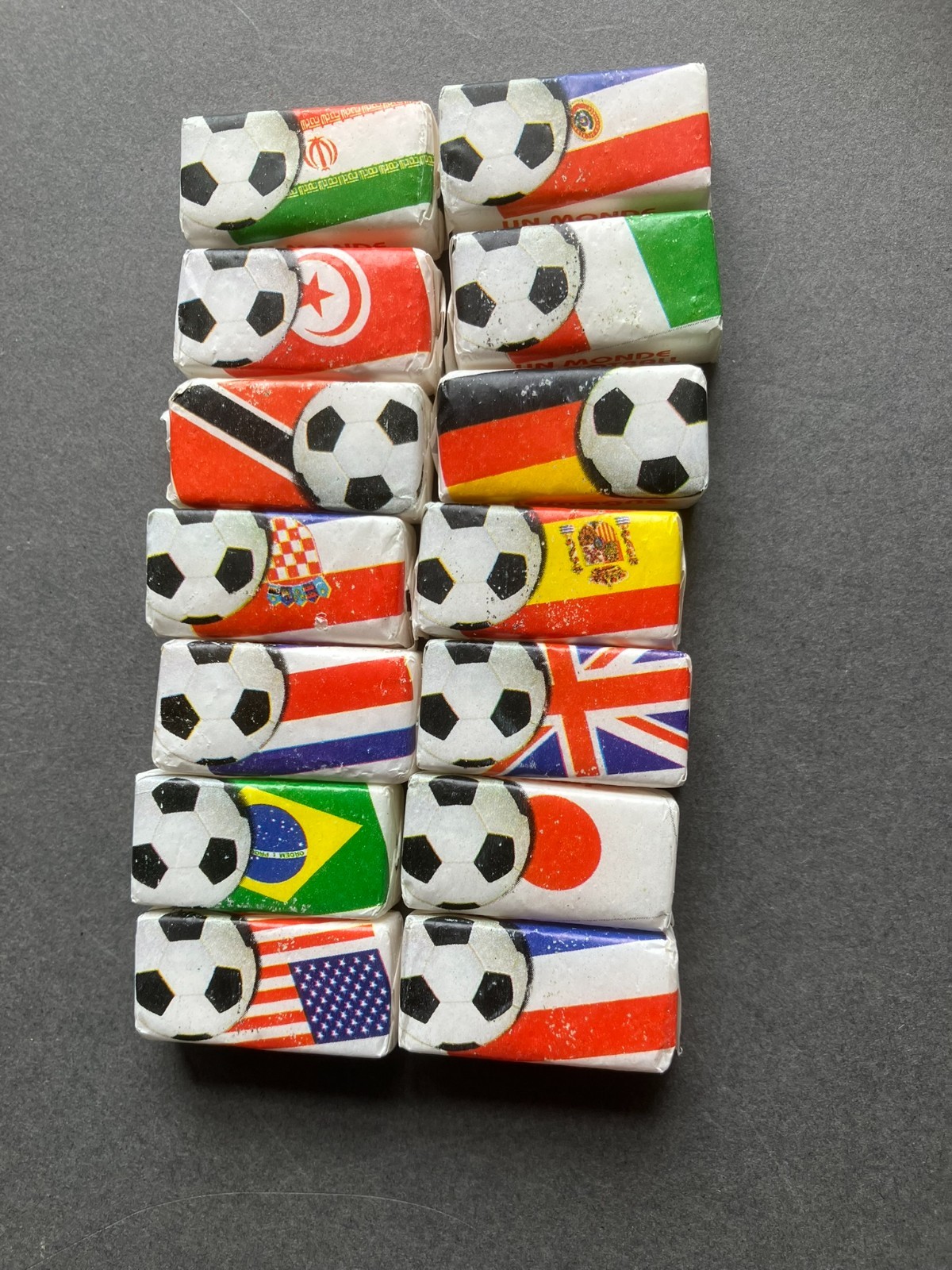 Vintage Collectible Sugar Cubes World Cup USA UK Japan Brazil Beghin Say Brand
