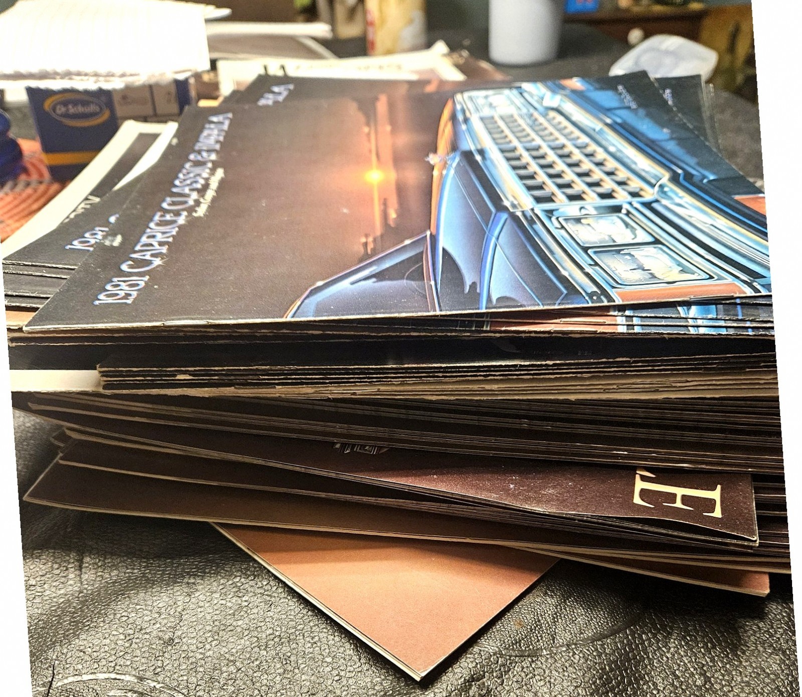 Vintage 1980s Car Brochure Bulk Lot of 38 Catalogs Oldsmobile Chevrolet Pontiac