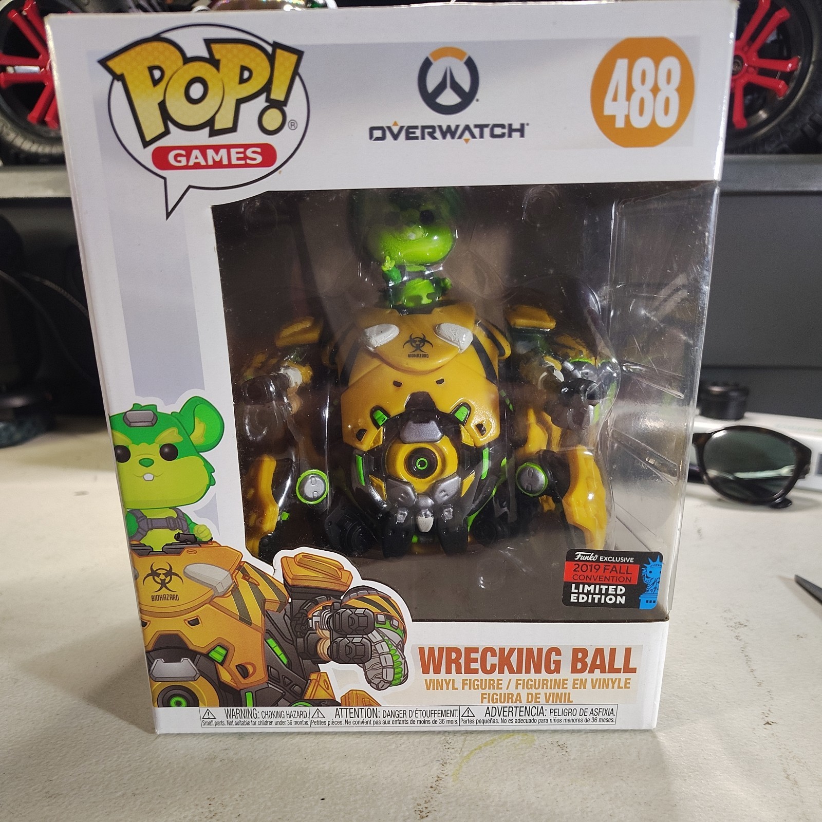 Funko Pop Vinyl 6 in: Overwatch - Wrecking Ball (NIB)