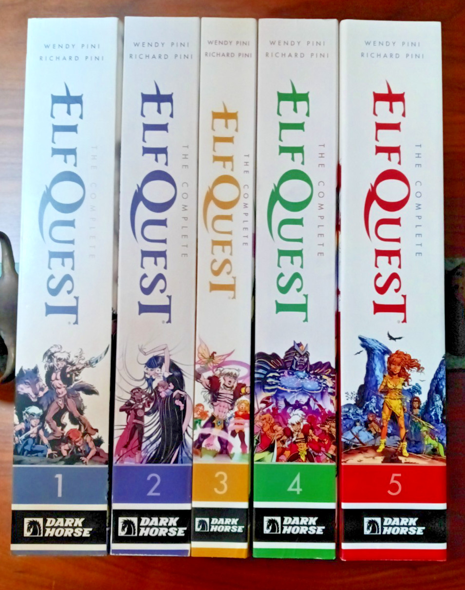 Dark Horse The Complete Elfquest Volumes 1, 2, 3, 4, 5 TPB Graphic Novel Lot Dark Horse The Complete Elfquest Volumes 1, 2, 3, 4, 5 TPB Graphic Novel Lot