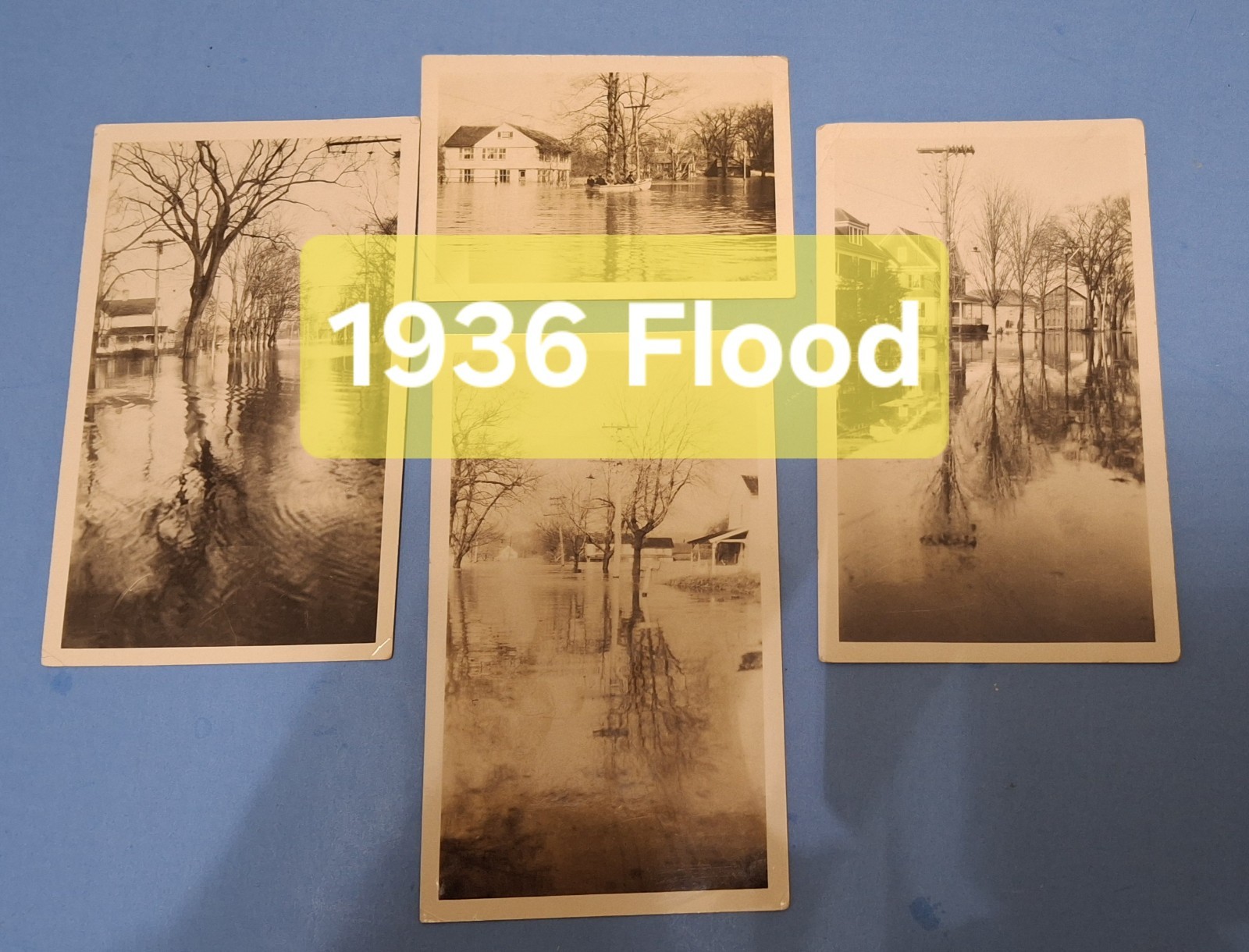 Glastonbury CT Original 1936 Flood Pictures