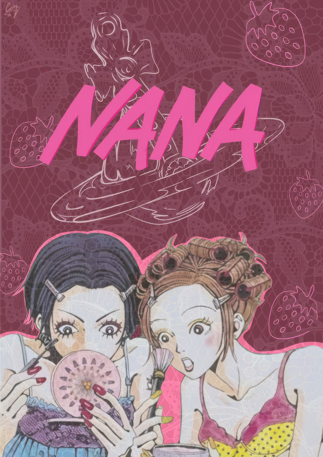 Nana Poster Ai Yazawa Art w/ Nana Osaki & Komatsu Illustration Anime Wall Decor