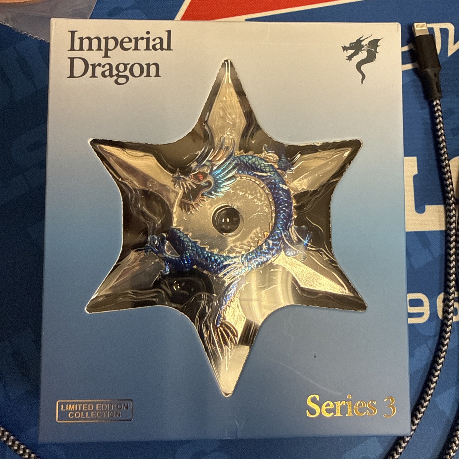 Imperial Dragon Series 3-2 oz .999 AVDP Copper Ninja Star 5000 Mintage