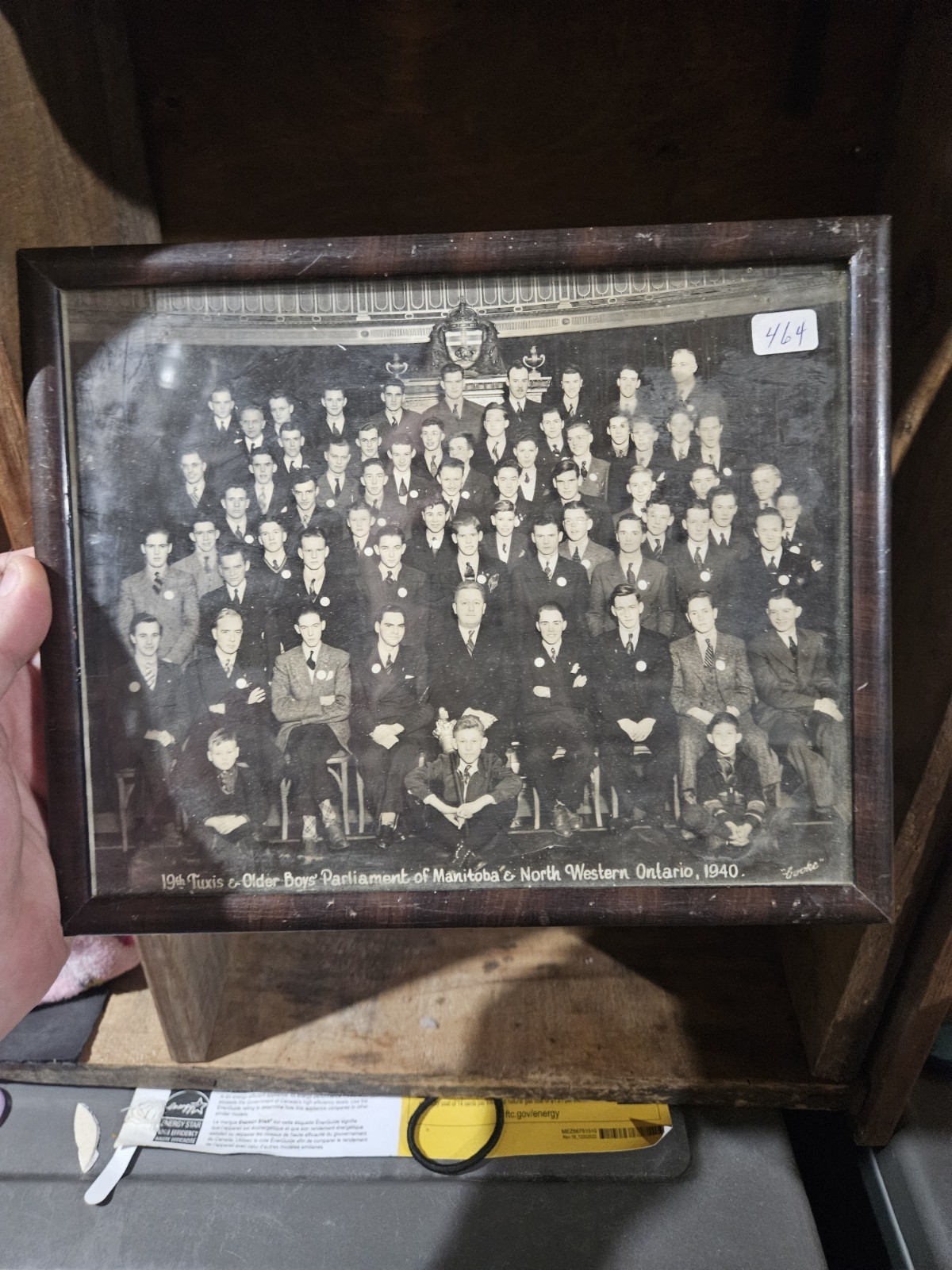 1940 Tuxis & Older Boys Parliament Manitoba & North Western Ontario Photo –...