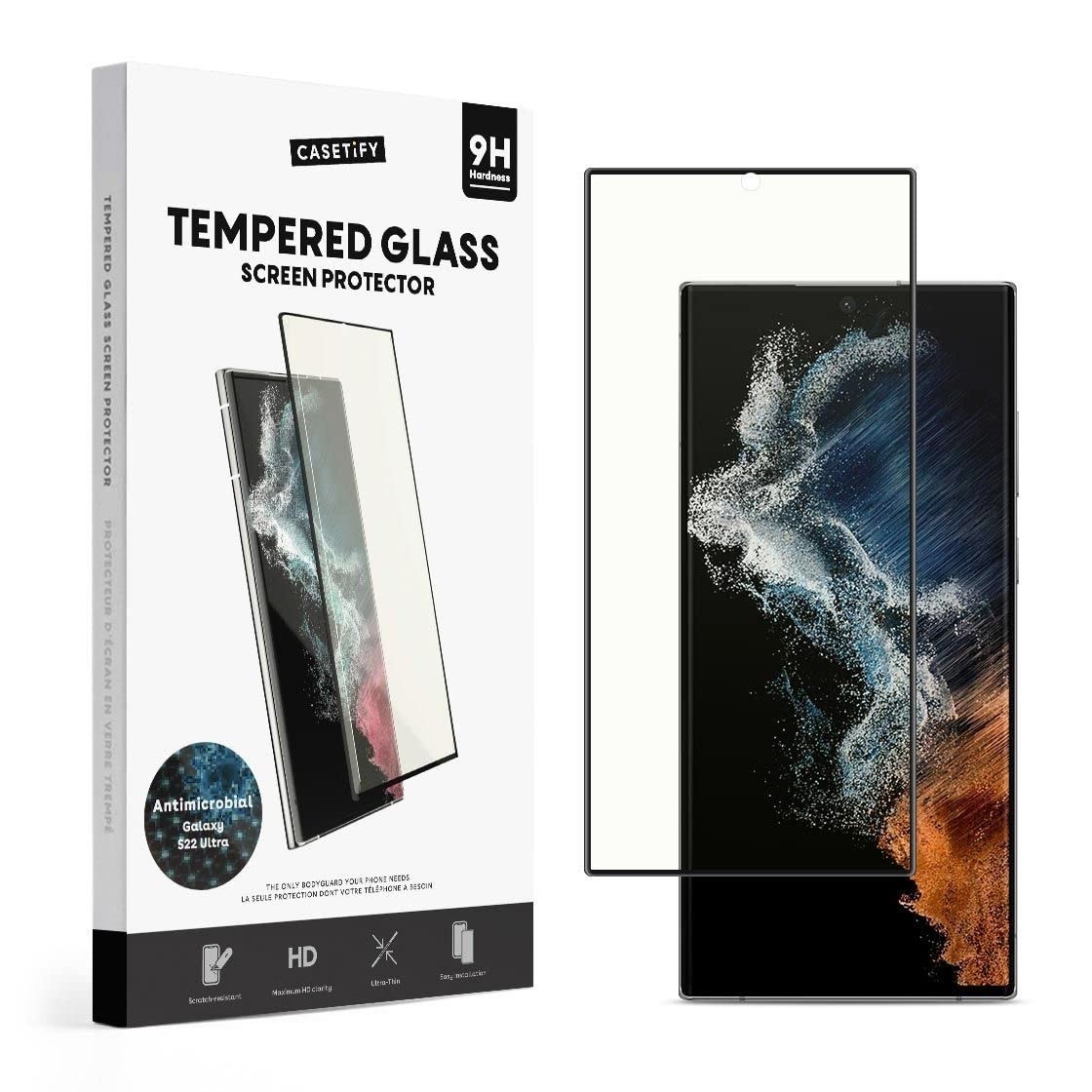 CASETiFY Screen Protector for Galaxy S22 Ultra 2.5D Full Screen Tempered Glass CASETiFY Screen Protector for Galaxy S22 Ultra 2.5D Full Screen Tempered Glass