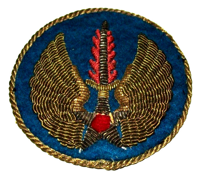 STUNNING ORIGINAL POST WW2 GERMAN MADE BULLION US AIR FORCE EUROPE PATCH