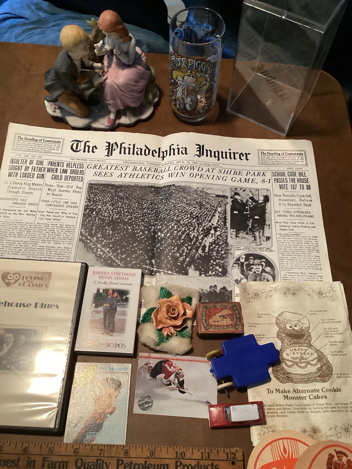 Vintage Junk Drawer Collectibles Jewelry Lefton Music Figure & More #15 Vintage Junk Drawer Collectibles Jewelry Lefton Music Figure & More #15