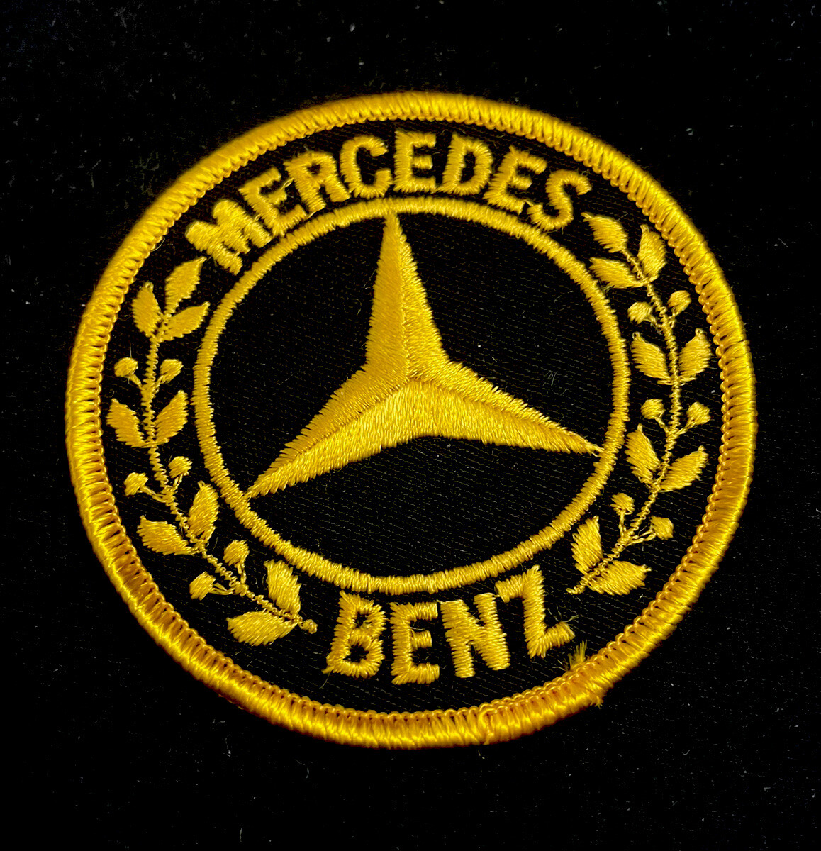 3” GOLD MERCEDES BENZ Collectable AMG CAR Embroidered Patch - Iron ON + Sticker 3” GOLD MERCEDES BENZ Collectable AMG CAR Embroidered Patch - Iron ON + Sticker