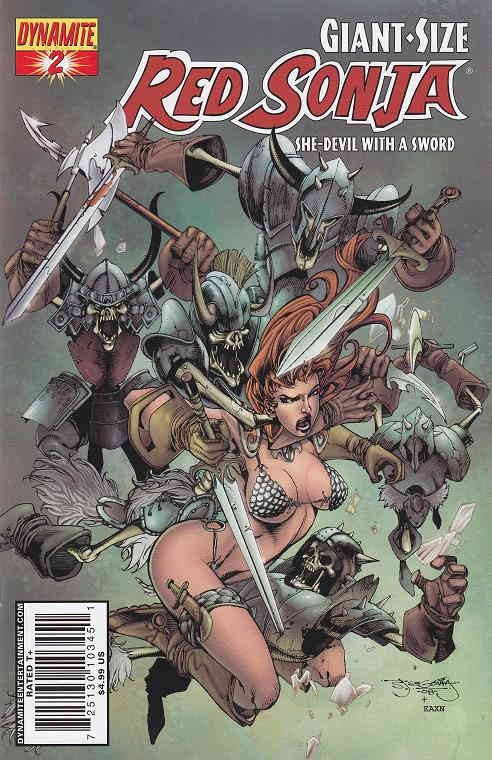 Giant Size Red Sonja #2B VF/NM; Dynamite | w/Bag+Board