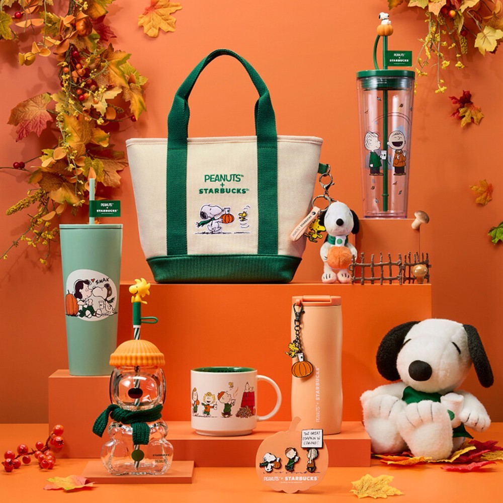 Starbucks Korea Peanuts Pumpkin Halloween Snoopy Tumbler Mug Bag 2026 Pick