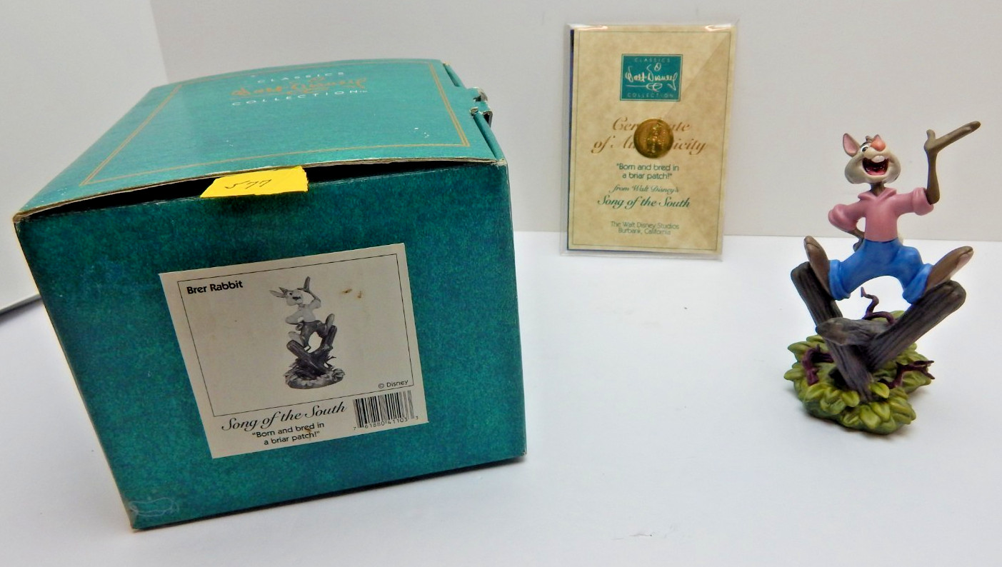 WDCC Song of the South Born and Bred in a Briar Patch Brer Rabbit w/COA/Bx (577 WDCC Song of the South Born and Bred in a Briar Patch Brer Rabbit w/COA/Bx (577