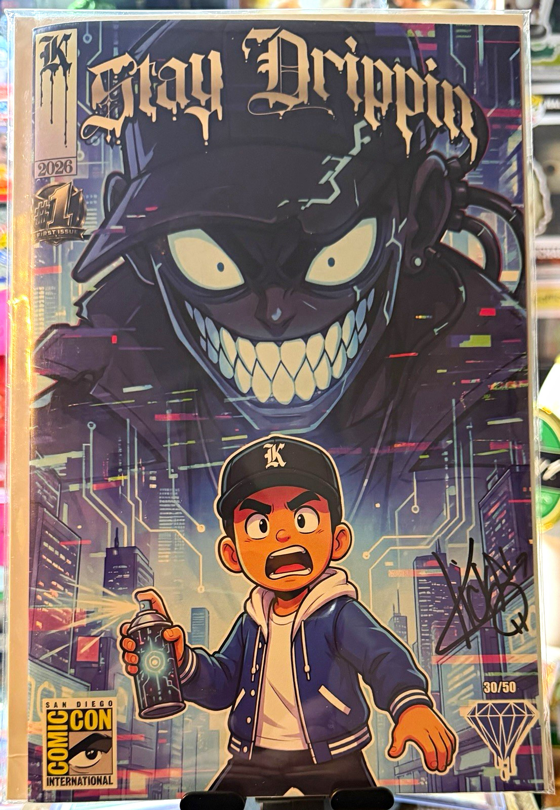 Kickstradomis Stay Drippin #1 2026 SDCC Exclusive Signed Limited /50 Kickstradomis Stay Drippin #1 2026 SDCC Exclusive Signed Limited /50