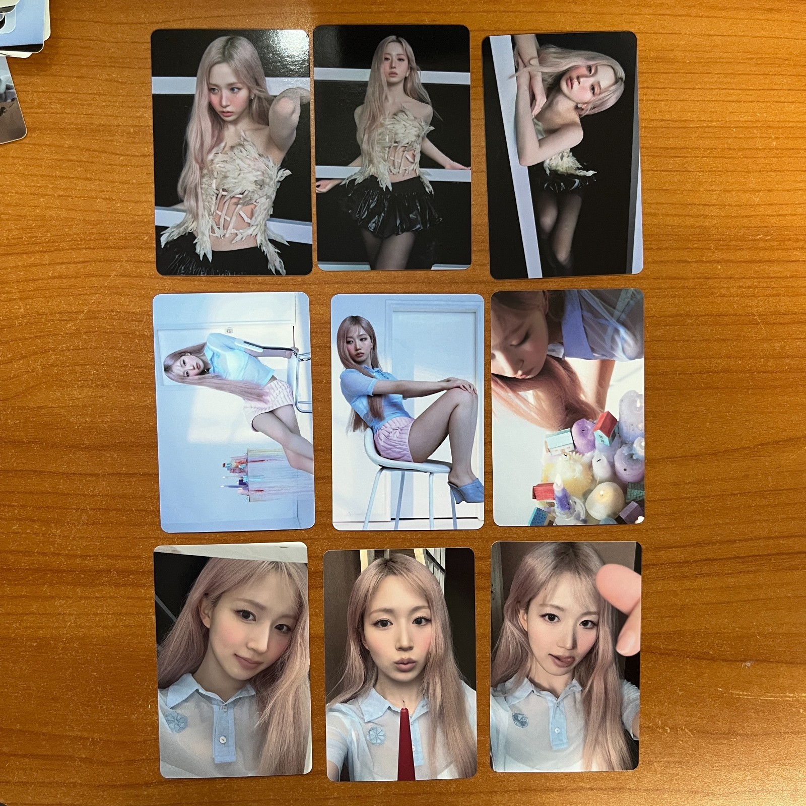 HAEWION NMIXX 9 Photocard set Album Heavy Serenade Official Kpop HAEWION NMIXX 9 Photocard set Album Heavy Serenade Official Kpop