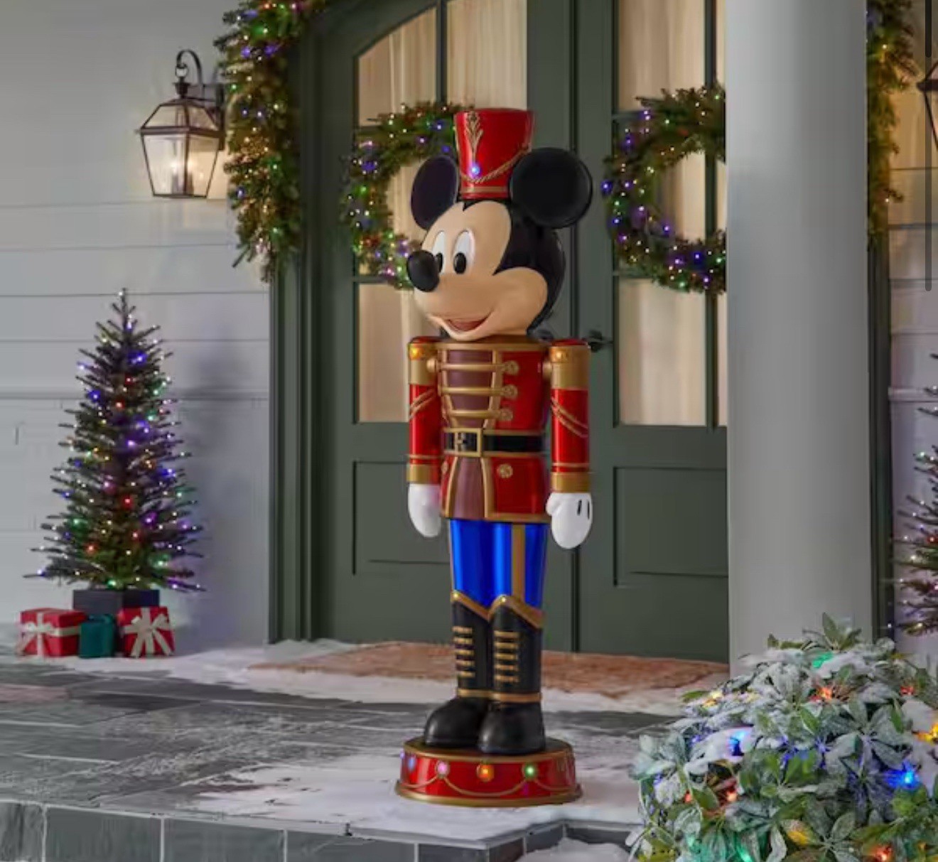 Disney 5 Foot Animated Holiday Mickey Mouse Nutcracker Home Depot Disney 5 Foot Animated Holiday Mickey Mouse Nutcracker Home Depot