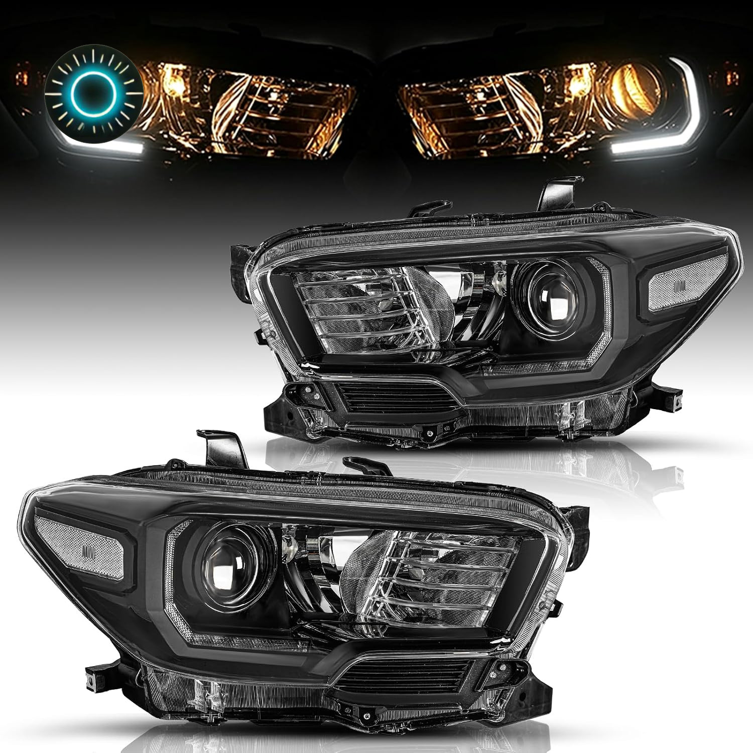 LED DRL Headlights for 2016-2022 Toyota Tacoma Trd/Limited LED DRL Headlights for 2016-2022 Toyota Tacoma Trd/Limited